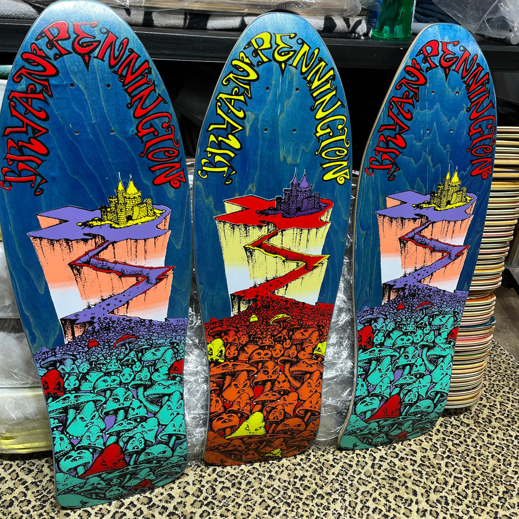 Bryan Pennington Marching Mushrooms "Rider" 9.5”x30” BBC Deck (PRE-ORDER, NOVEMBER)