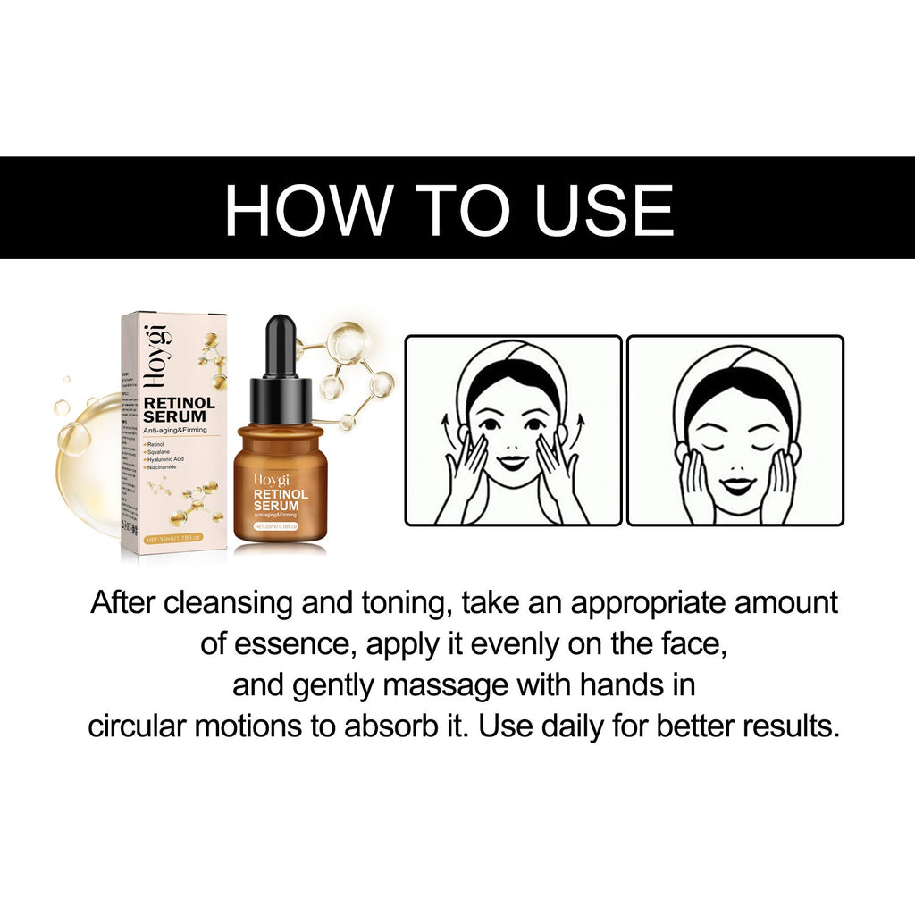 Retinol Anti-Wrinkle Essence Reduces Fine Lines, Firming, Moisturizing And Brightening Anti-Aging Essence