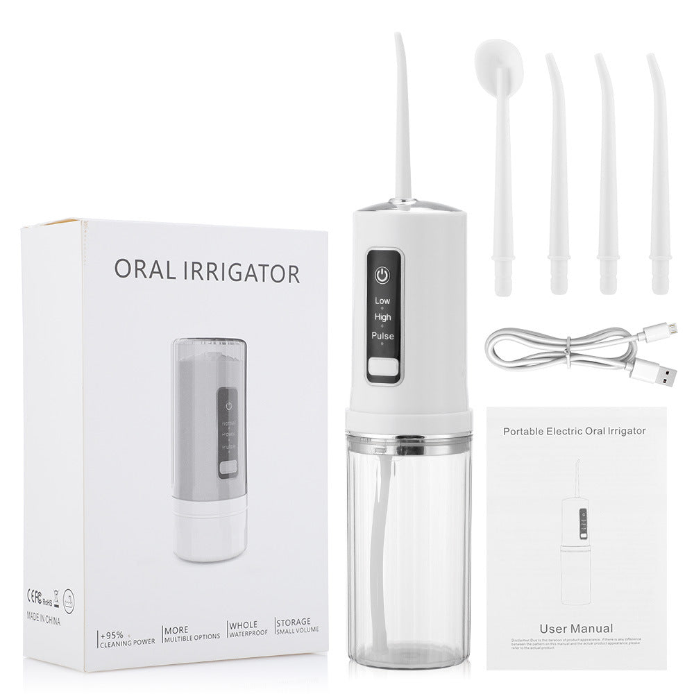 3 Gears Can Be Stored In The Tooth Rinser Household Electric Tooth Cleaner Water Floss Electric Tooth Rinser Tooth Cleaner