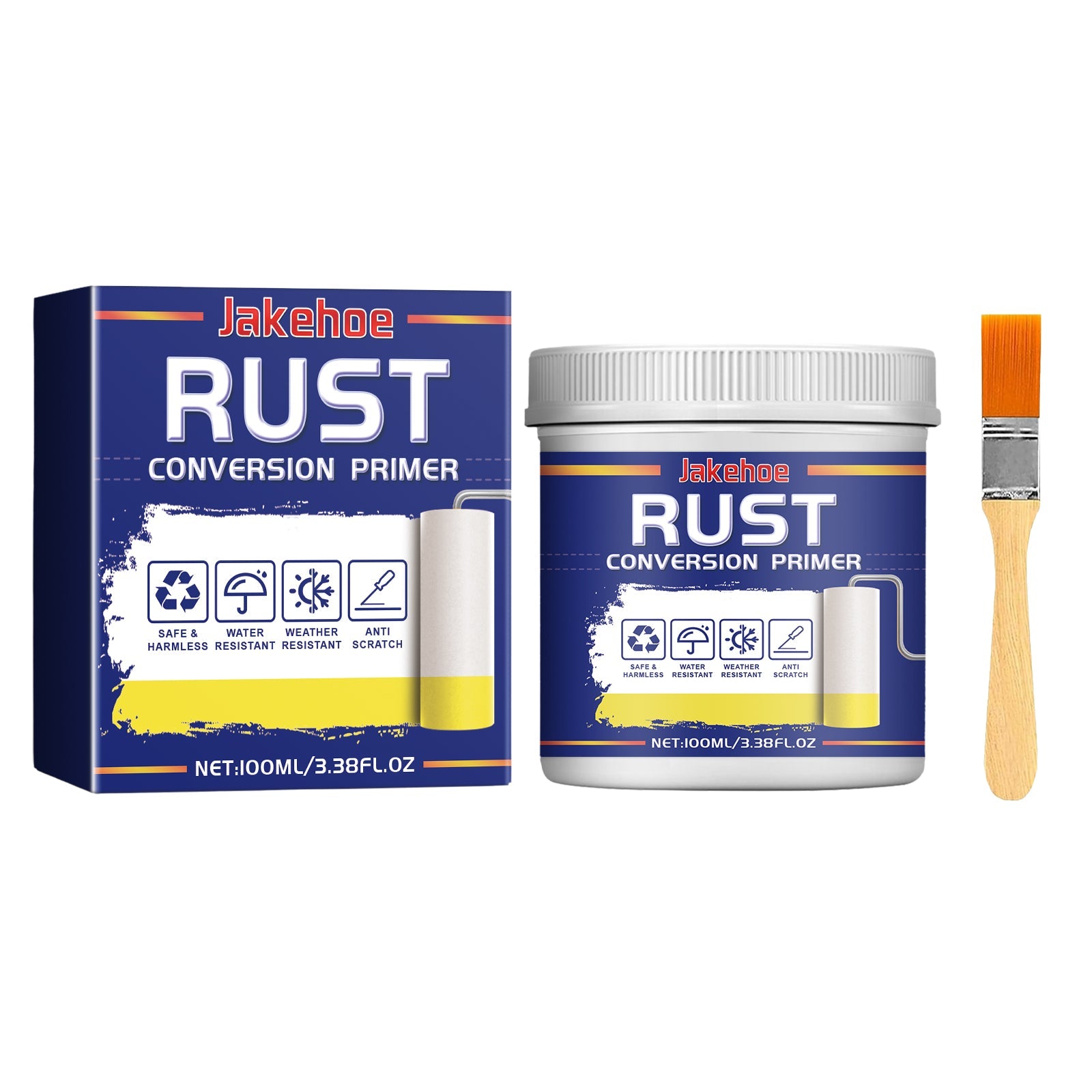 Rust Conversion Primer, Iron Door Metal Gear Bracket Rust Stair Handrail Corrosion Remover