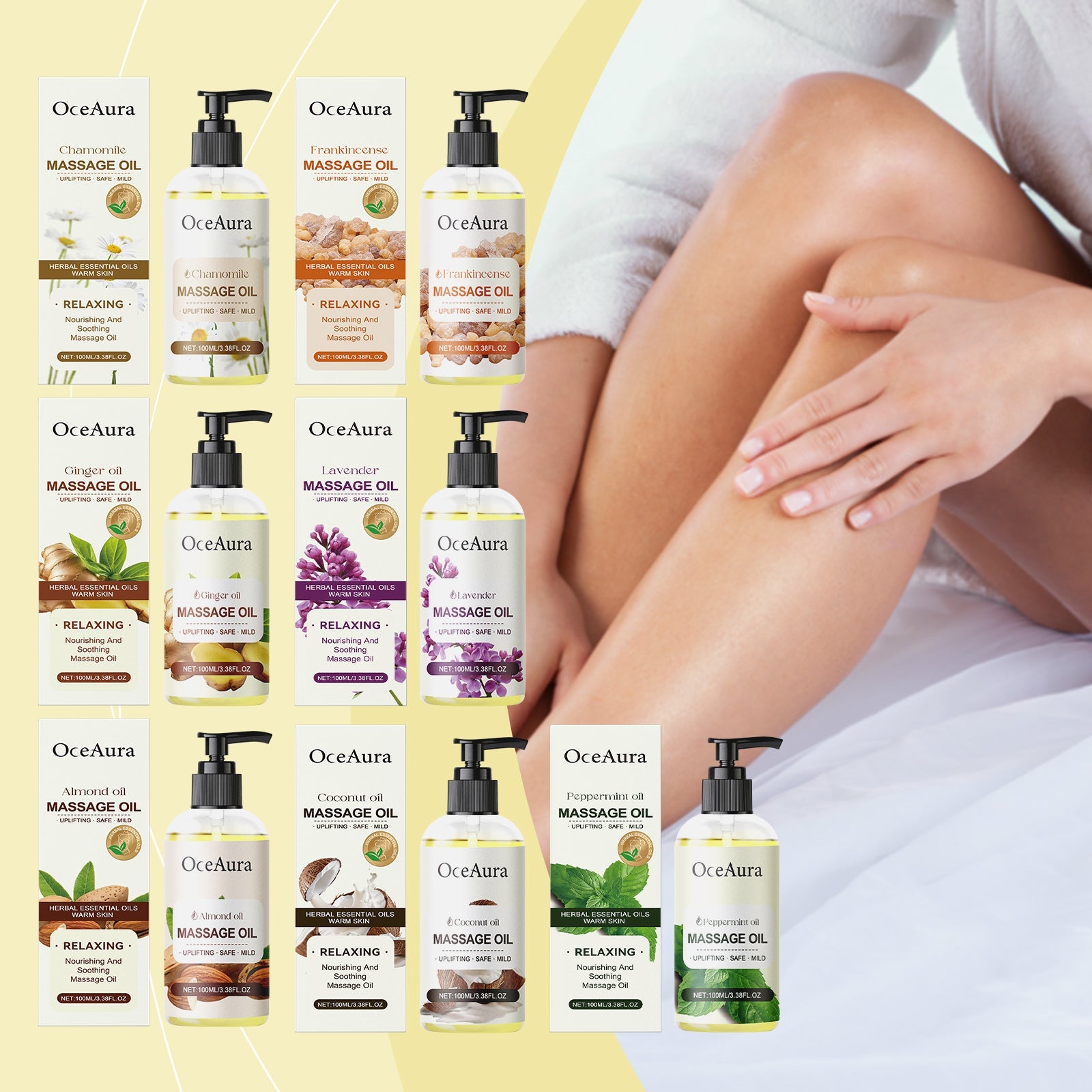 Coconut Oil Body Essential Oil Hydrating And Moisturizing Body Moisturizing Massage Essential Oil