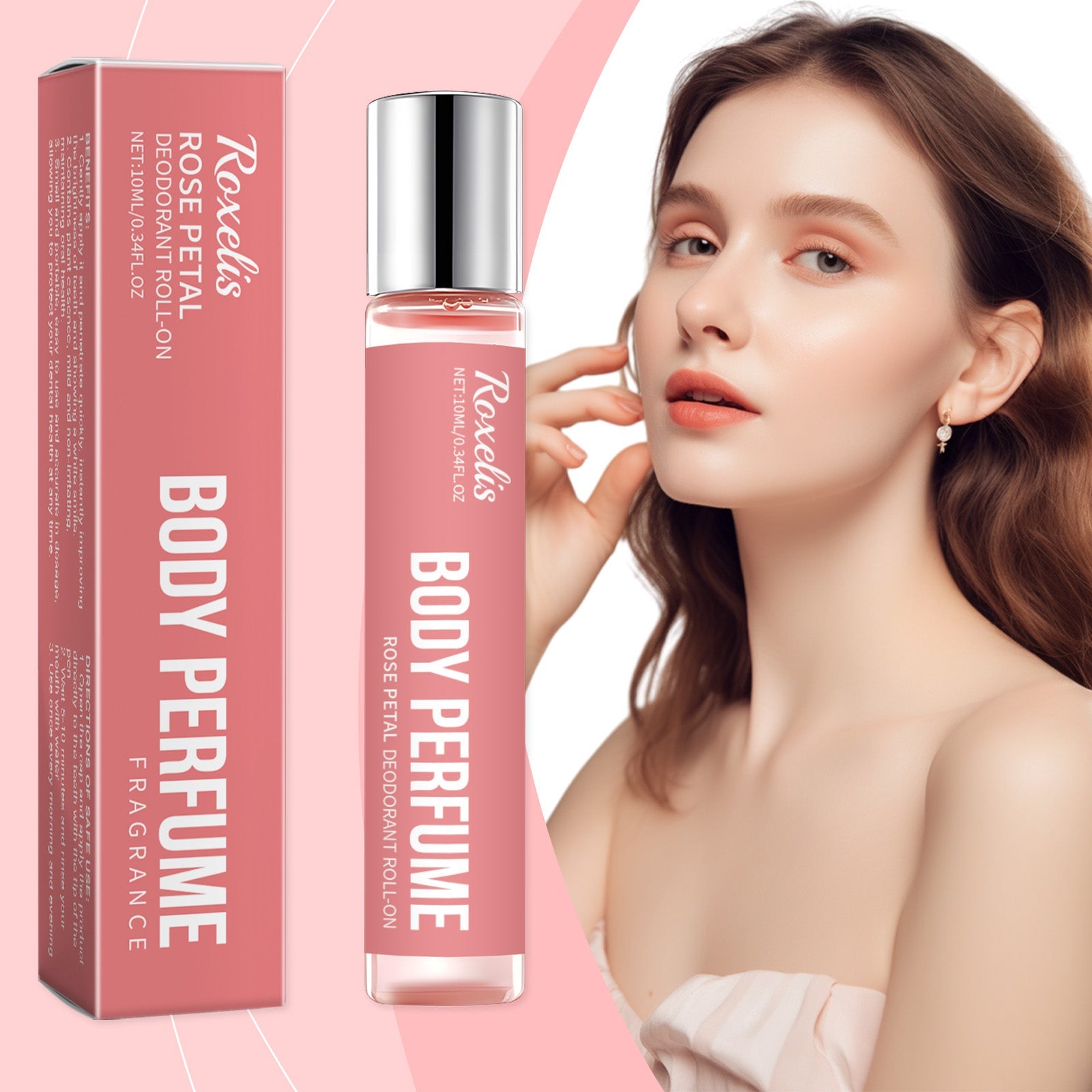 Rose Body Ball Perfume Fresh Natural Fragrance Bloom Charm Fragrance Light Touch Ball Perfume