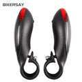 Mountain Bike Steering Handlebar Light LED With Light Auxiliary Handlebar Horn Handle Cover Safety Warning Bicycle Equipment Accessories