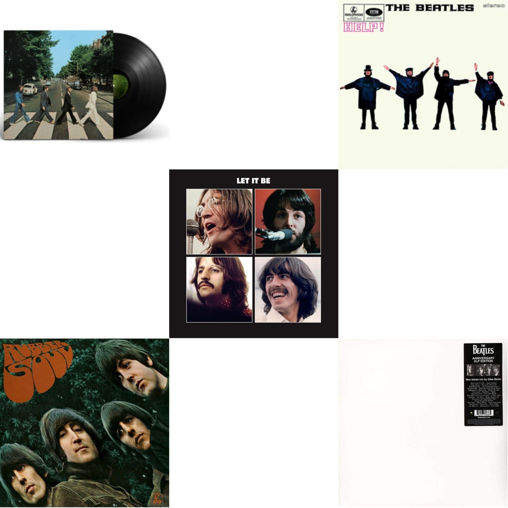 Help & Rubber Soul & Let It Be Special Edition & Beatles (The White Album) (2LP) & Abbey Road Anniversary