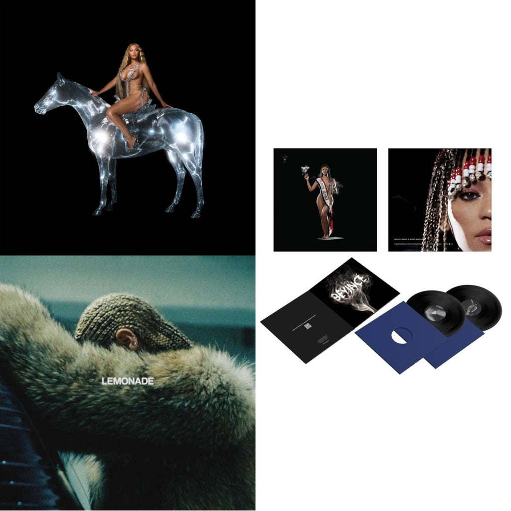 Beyonce - Renaissance (X) (180G/2LP) & Lemonade (Limited 180G Yellow LP Vinyl/Dl Card Includes Audio & Video) & Cowboy Carter (X) (2LP/180G/Bead Face)