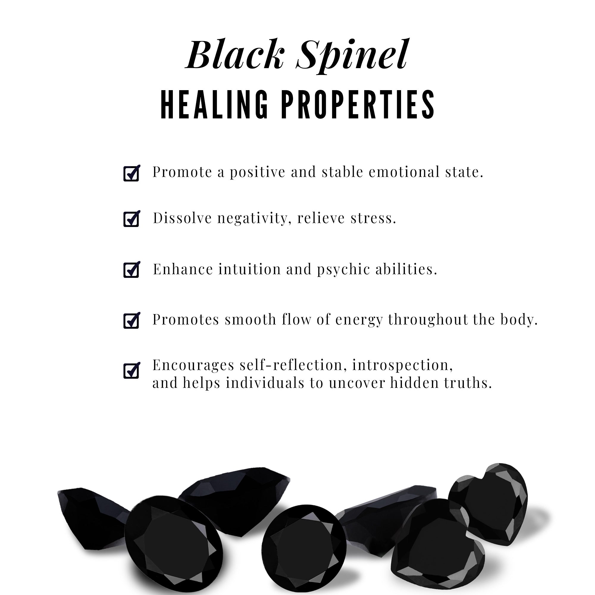 Natural 0.6 Carat Oval Shape Black Spinel Wedding Ring Set with Diamond