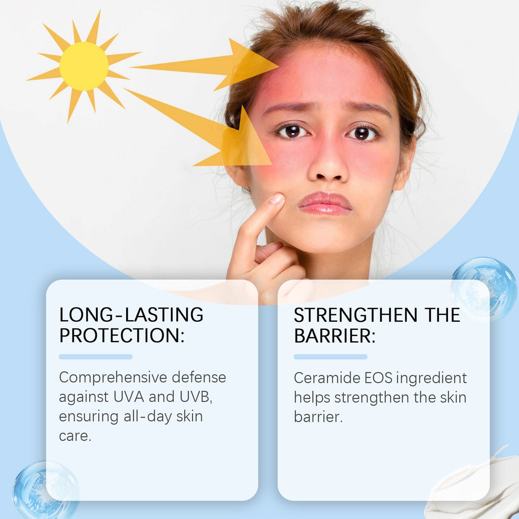 Ceramide Protective Cream, Refreshing And Moisturizing In Summer, Protects Skin, Restores Uv Isolation And Prevents Sweat