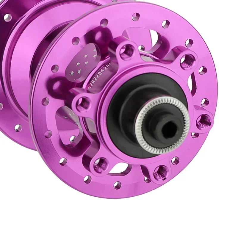 HASSNS PRO7 MTB Hub 32 Holes Bearing Bike Freehub Rear Hub Quick Release 32H Four Palin 7 8 9 10 11 12 Speed 6 Pawl Hubs