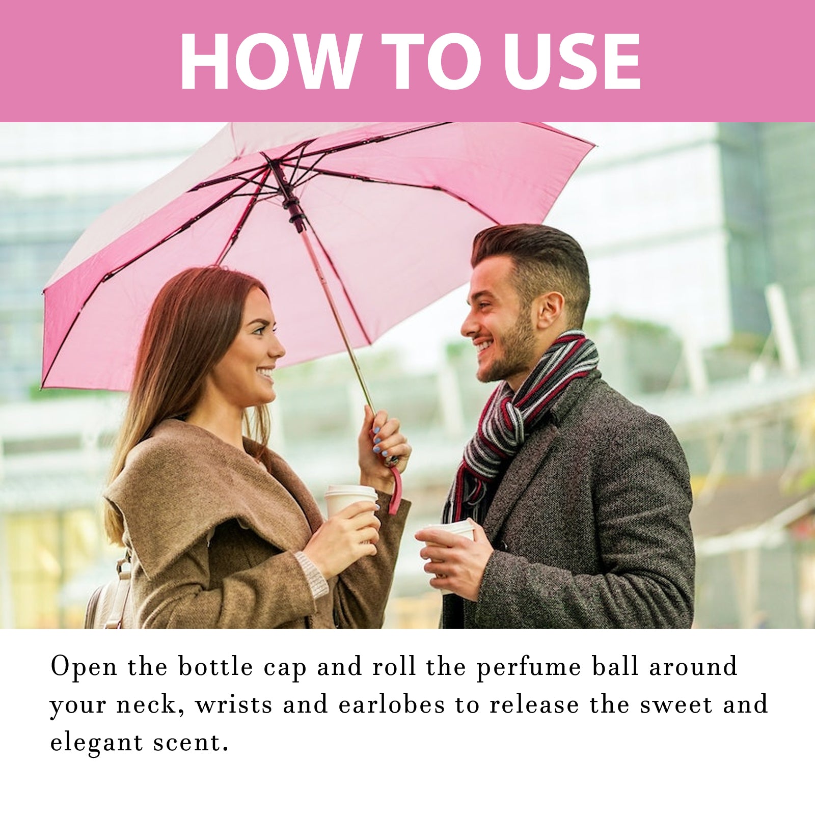 Perfume Oil, Rose Fragrance Niche Floral Fragrance Fresh And Long-Lasting Portable Perfume For Couples Dating
