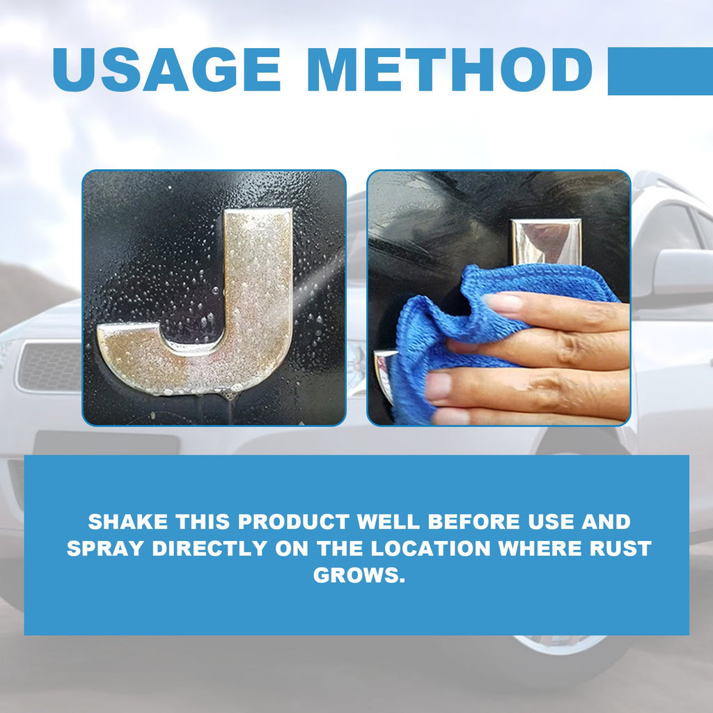 HOMONTH Iron Powder Remover, Decontamination Refurbishing Spray For Metal Parts Of Bicycle Wheels