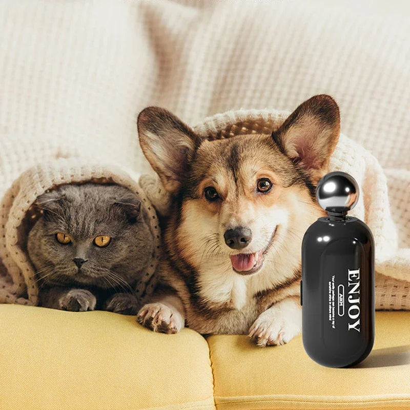 2 IN 1 Portable Pet Hair Remover Washable Reusable Lint Cleaner Sticky Hair Roller Removal Tool for Clothing Travel Household