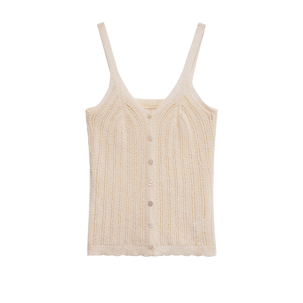 Spring New Style Round Neck Solid Color Loose Knit Sweater