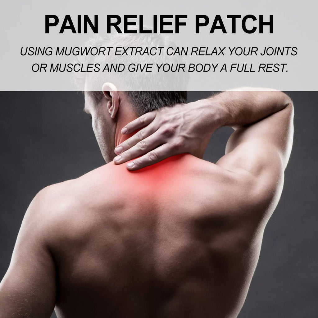 Wormwood Pain Relief Patch, Relieve Lumbar Neck Shoulder Vertebra Knee Joint Muscle Pain Discomfort Body Care Paste