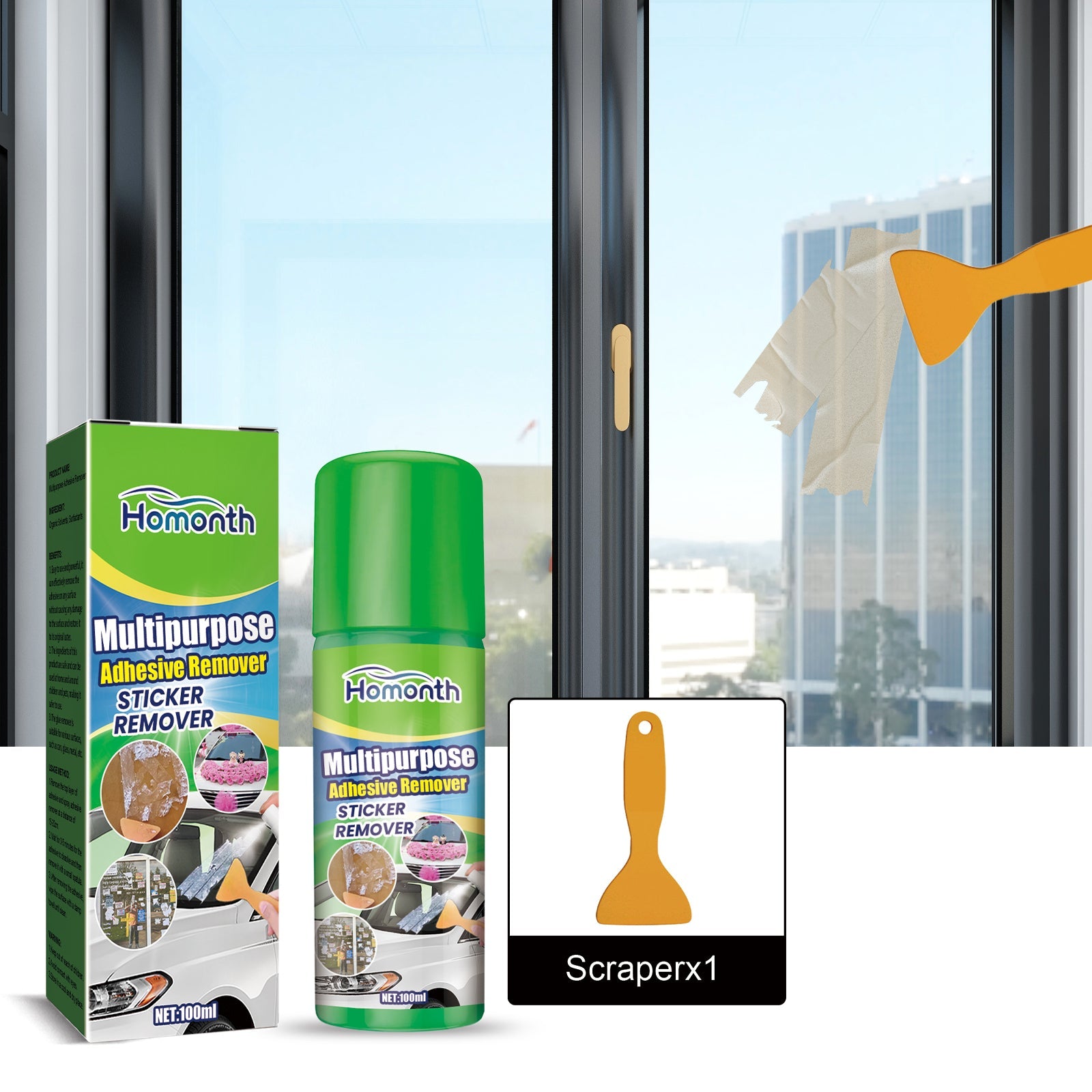 Multipurpose Adhesive Remover, Multi-Purpose Adhesive Removal Self-Adhesive Double-Sided Adhesive Removal Adhesive Cleaning Adhesive No Residue Cleaner