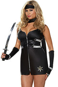 Sexy Curvy Ninja Star Costume - Andersen Mercantile