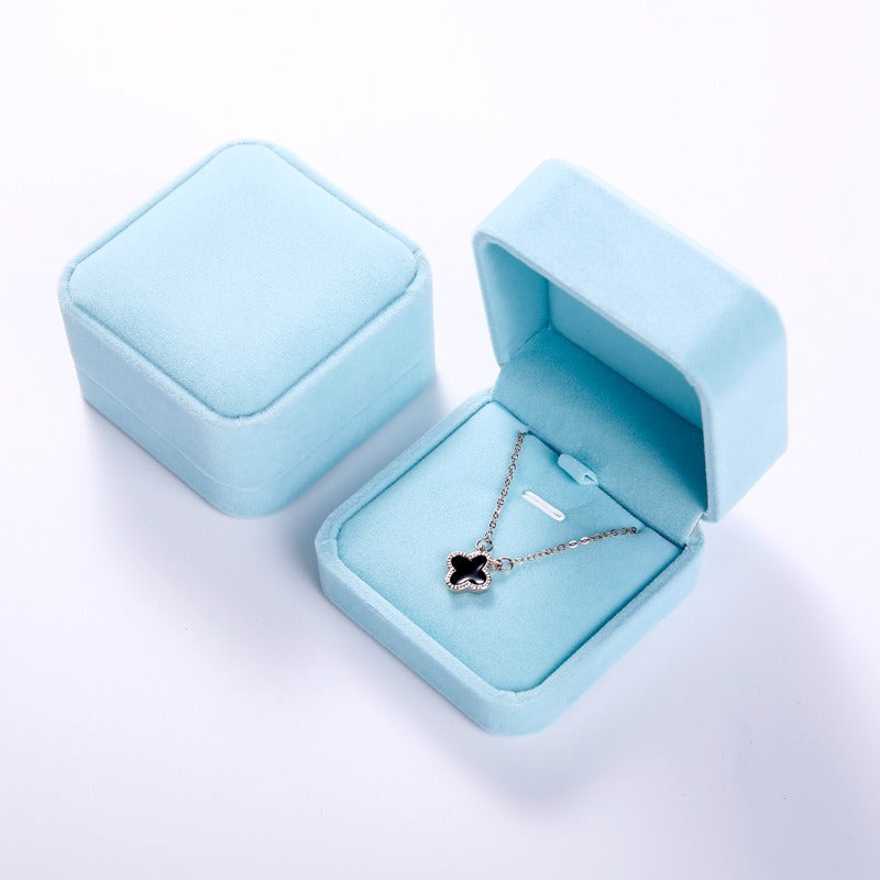 Velvet jewelry box jewelry packaging box storage box