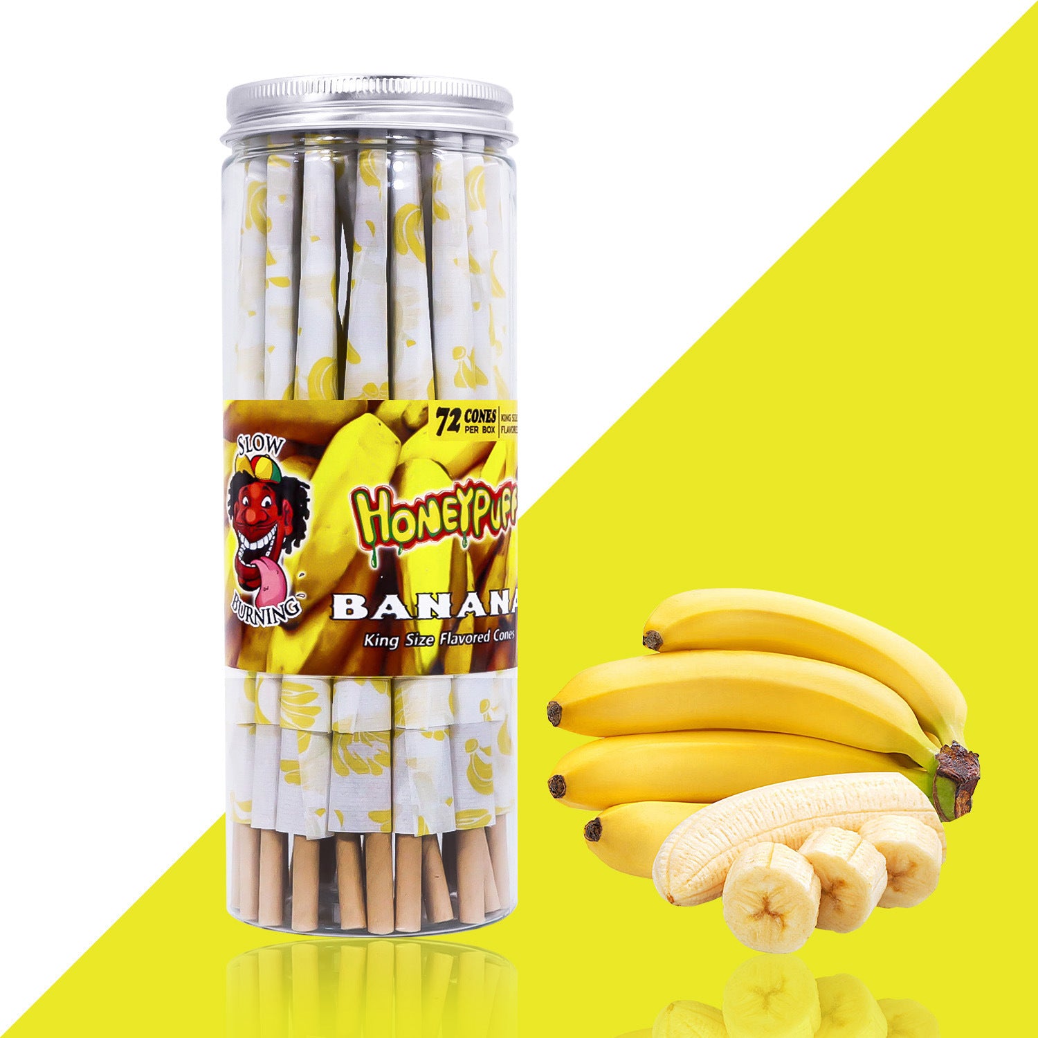 Cigarette roll paper fruit flavor horn tube 72 pack canned flavor paper