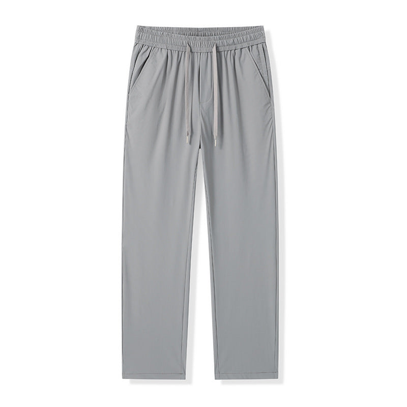 Men's Lightweight Four-Way Stretch Ice Silk Chino Pants