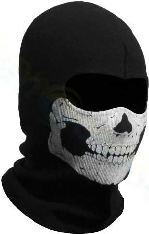 Motorcycle Balaclava Full Face Mask Skull Print Motorbike Full Face Mask Windproof Skiing Head Neck Warmer Bicycle Helmet Liner
