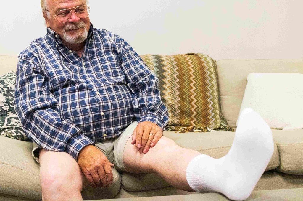 Men's Cotton Diabetic Ankle Socks (6 Pair) - Andersen Mercantile