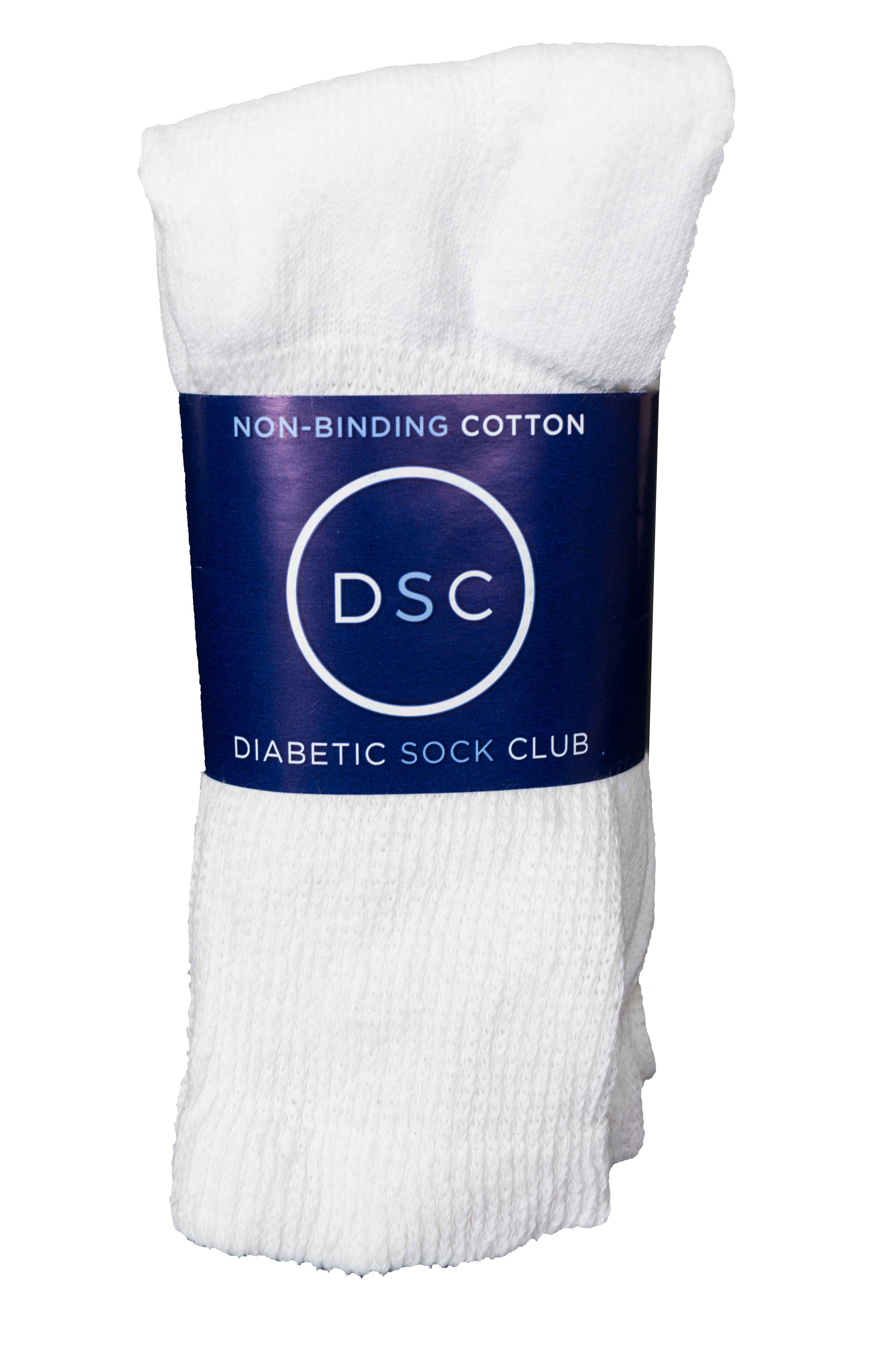 Women's Cotton Diabetic Crew Socks (Assorted) - Andersen Mercantile