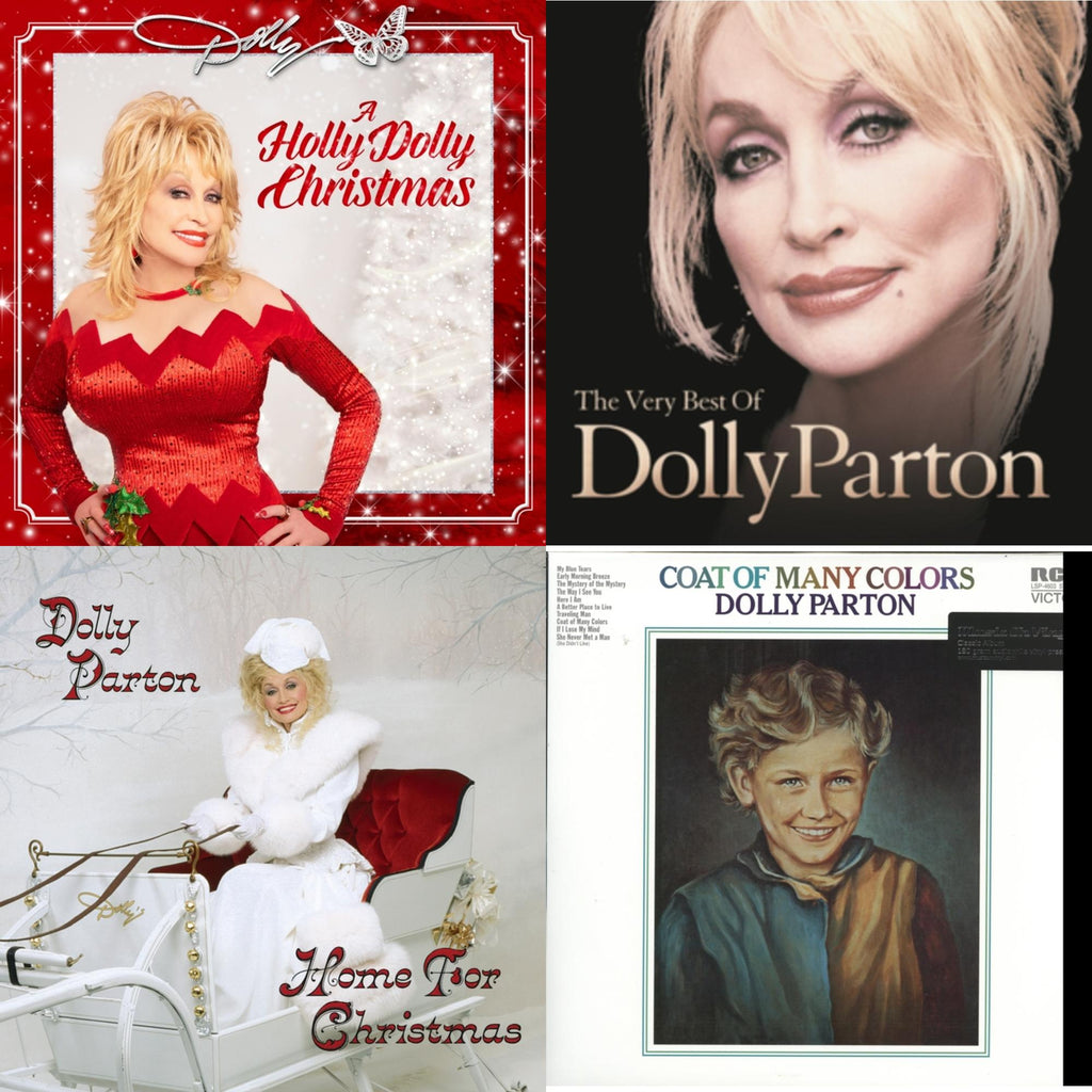 Holly Dolly Christmas (Opaque Red LP Vinyl) & Very Best Of Dolly Parton (2LP) & Home For Christmas (140G) & Coat Of Many Colors (180G)
