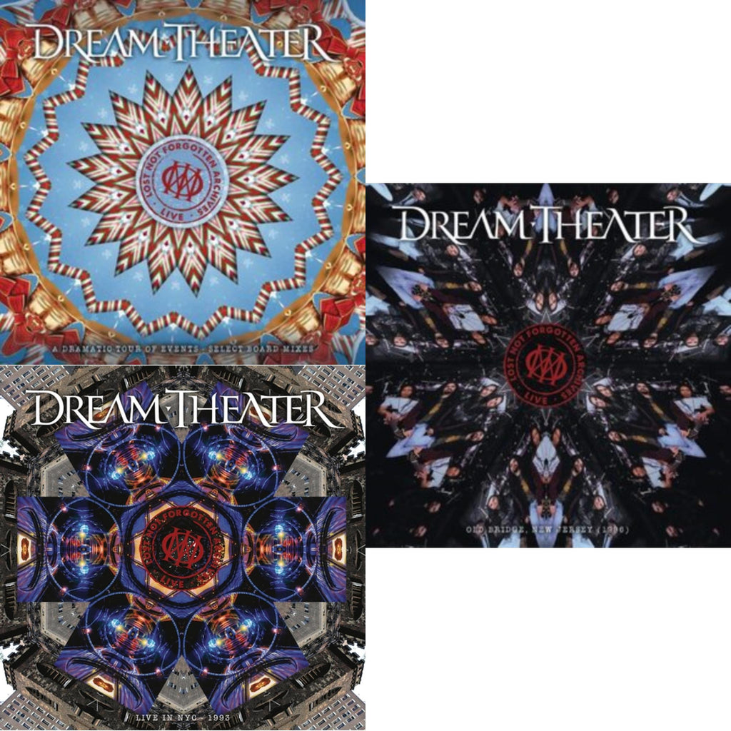 Dream Theater - Lost Not Forgotten Archives: A Dramatic Tour Of Events (3LP/2CD/180G/Gatefold/Import) & Lost Not Forgotten Archives: Live In Nyc - 1993 (3LP/2CD) & Lost Not Forgotten Archives: Old Bridge, New Jersey (5LP)