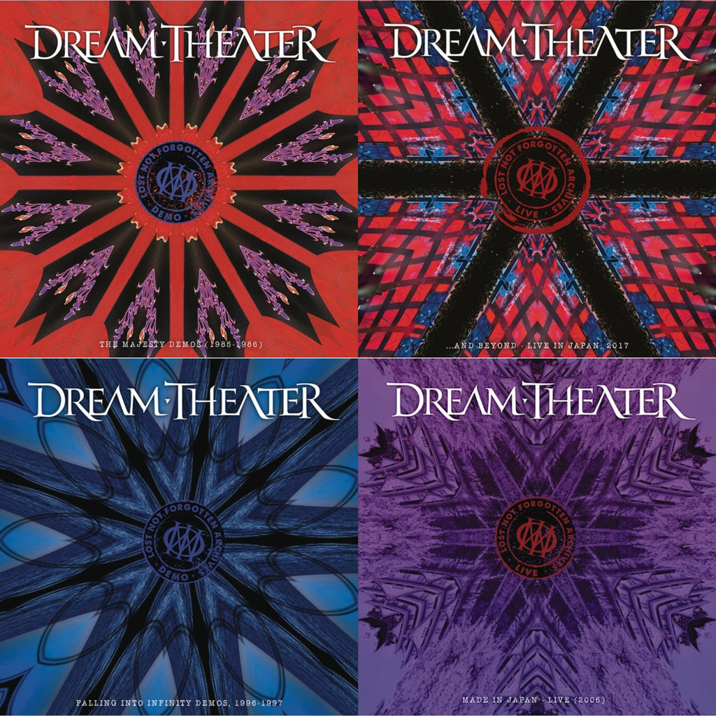 Dream Theater - Lost Not Forgotten Archives: The Majesty Demos (1985-1986) (2LP/CD) & Lost Not Forgotten Archives: ... & Beyond - Live In Japan, 2017 (2LP/CD) & Lost Not Forgotten Archives: Falling Into Infinity Demos, 1996-1997 (3LP/2CD/Sky Blue
