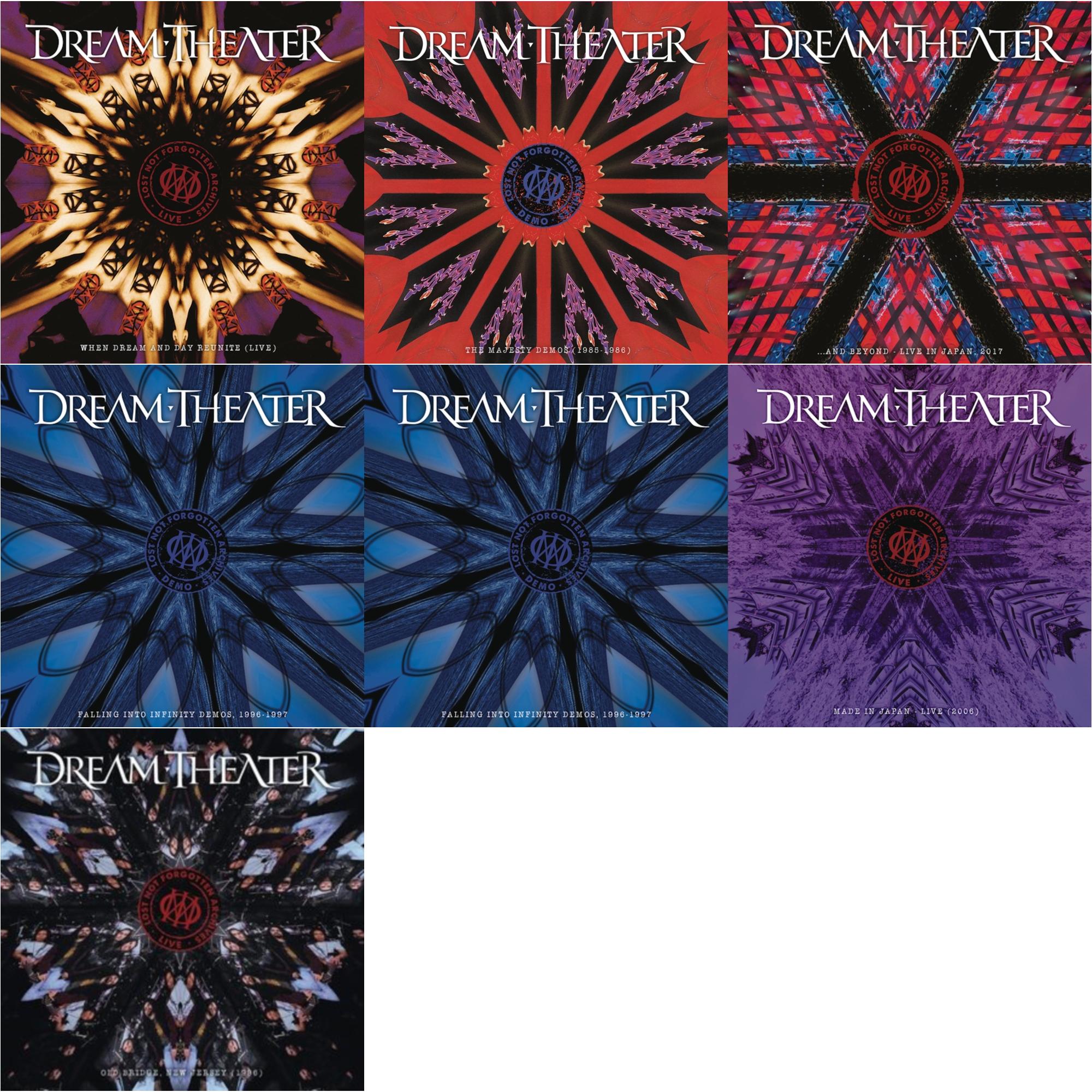 Dream Theater - Lost Not Forgotten Archives: When Dream And Day Reunite (Live) (2LP/CD) & Lost Not Forgotten Archives: The Majesty Demos (1985-1986) (2LP/CD) & Lost Not Forgotten Archives: ... & Beyond - Live In Japan, 2017 (2LP/CD) & Lost Not
