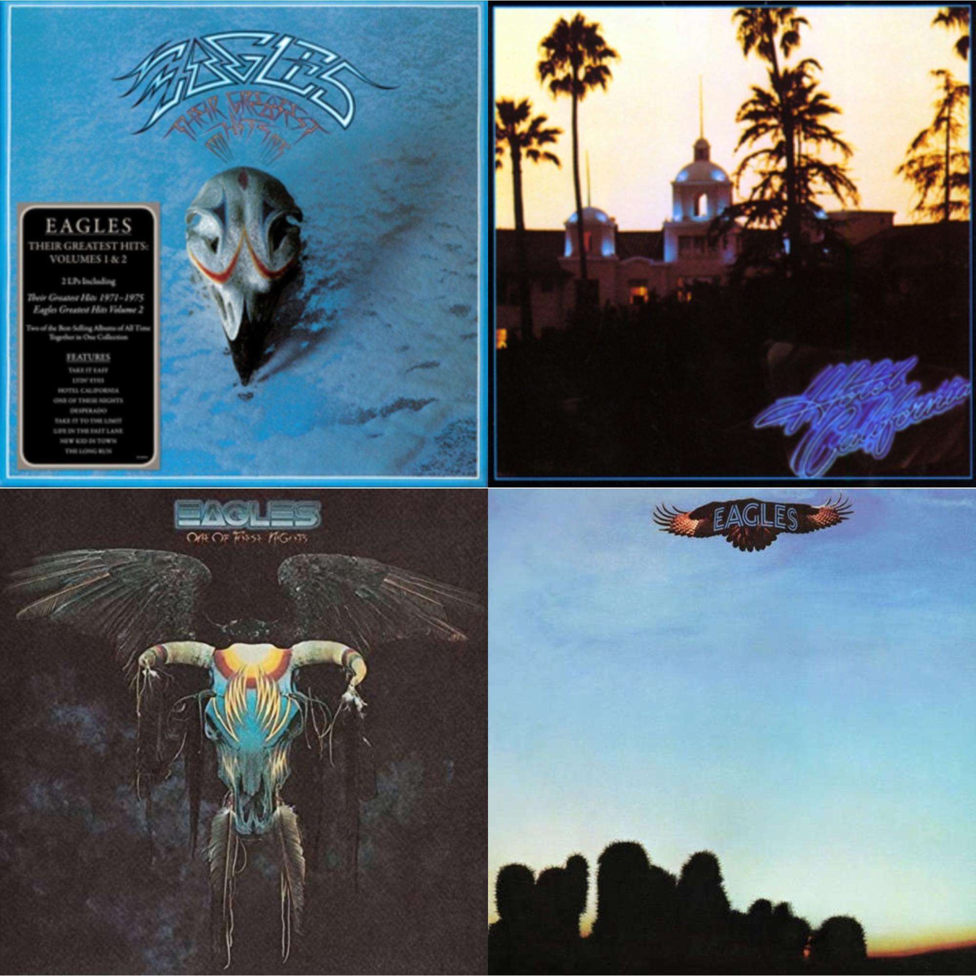 Their Greatest Hits Vol.1 & 2 (2LP/180G) & Hotel California & One Of These Nights & Eagles