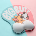 Cute Corgi Dog 3D Mouse Pad Ergonomic Soft Silicon Gel Anime Mousepad With Wrist Support Mouse Mat