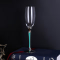 Crystal glass champagne glasses household high footed glasses