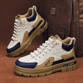 Versatile casual workwear board shoes, one foot sports, thick sole, height increasing, small white tide