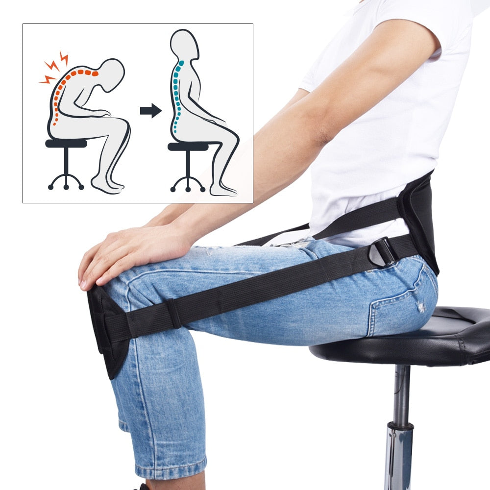 New Waist Posture Corrector Belt Brace Support Belt for Men Women Adjustable Waist Protection Sports T shirt