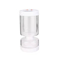 Circular Fifth Generation Dry-Wet Separation Pickle Jar: Sand Timer Glass Container