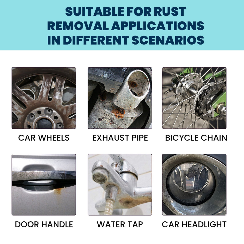 Iron Powder Remover, Strong Cleaning Reconditioning Rust Remover Spray For Car Metal Parts