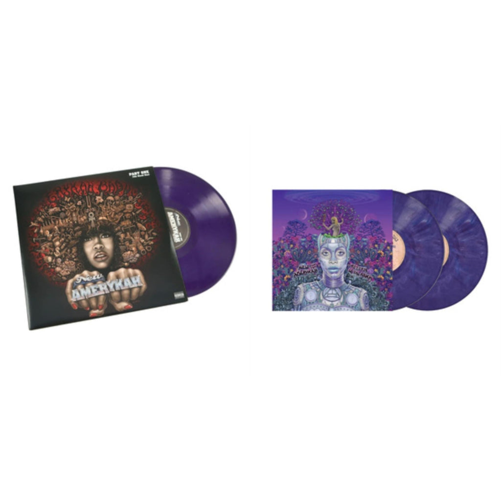 Erykah Badu - New Amerykah Part One (4Th World War) (Purple Vinyl/2LP) & New Amerykah Part Two (Return Of The Ankh) (Violet Vinyl/2LP)