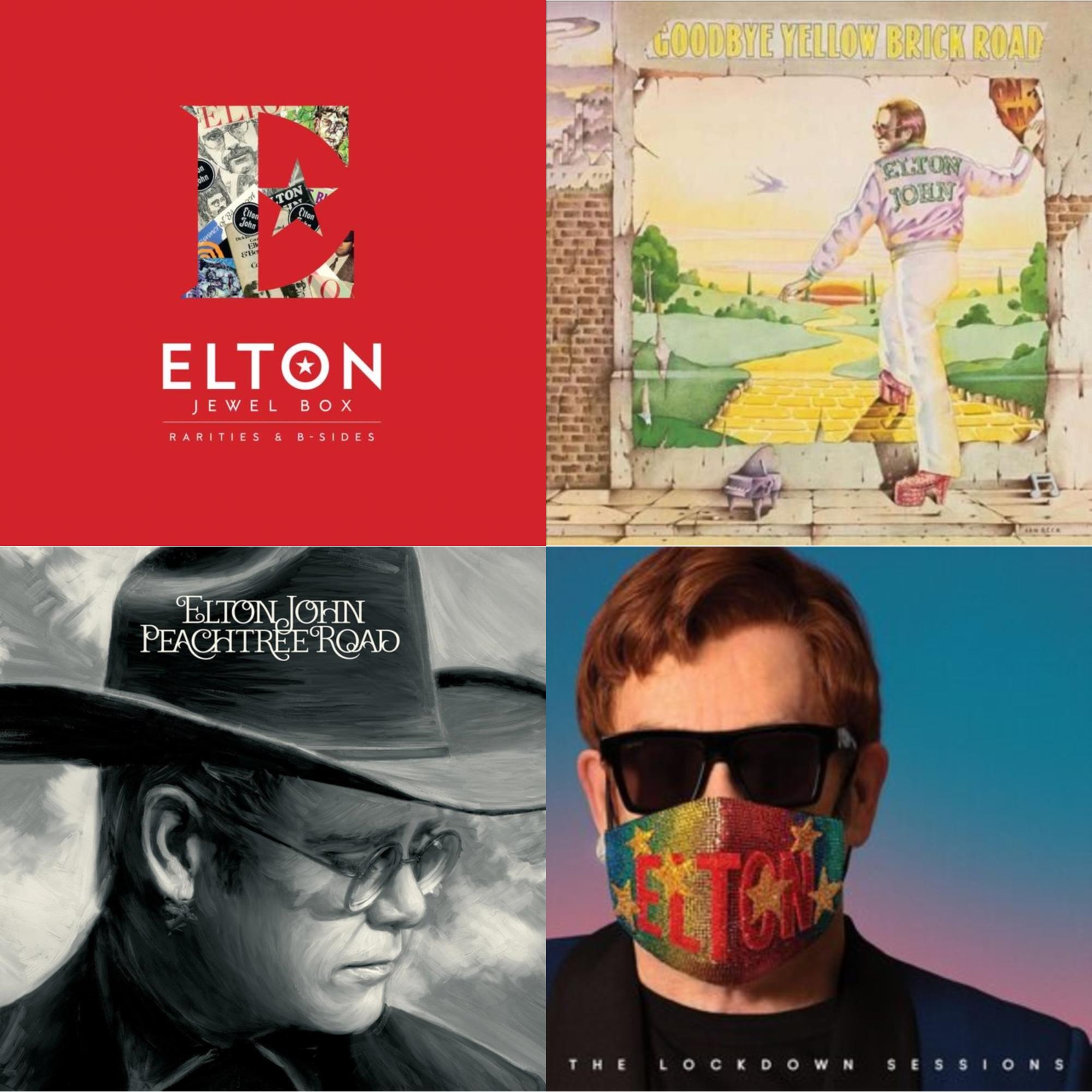 Lockdown Sessions (Blue Vinyl/2LP) (X) & Peachtree Road (2LP) & Jewel Box (3LP - Rarities & B-Sides) & Goodbye Yellow Brick Road