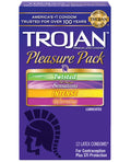 Trojan Pleasure Condoms - Asst. Box of 12