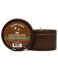 Earthly Body Suntouched Hemp Candle - 6 oz Round Tin Guavalava