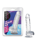 Blush Realistic Dildo | 6" Big Dildo | Crystalline Diamond Suction Cup Dildo