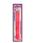 Crystal Jellies Realistic Dildo | 12" Big Dildo | Double Dildo | Pink Dildo | Veiny Large Dildo