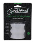 GoodHead Helping Head Silicone Stroker - Frost