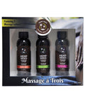Earthly Body Massage Lotion Trio - 2 oz Isle, Skinny & Naked