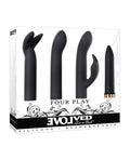 Evolved Four Play Kit | Black-Rose Gold Bullet Vibrator | 7-Speed G Spot Vibrator | Waterproof Clit Vibrator
