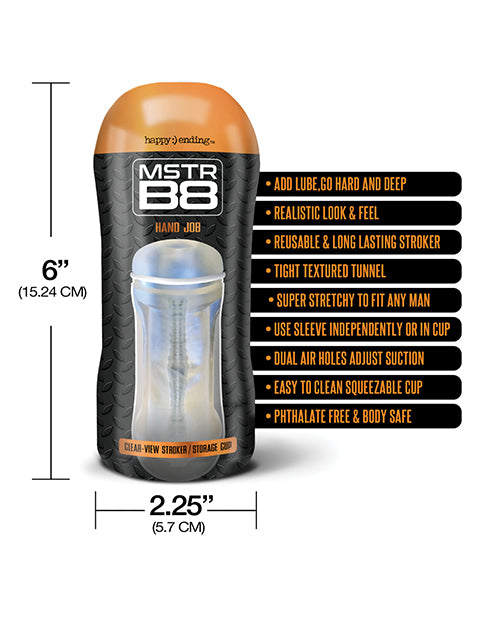 MSTR B8 Clear View Stroker - Clear