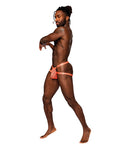 Rude Awakening Mesh Ring Jock Neon Orange S/M