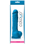 Colours Pleasures Realistic Dildo | 5" Big Dildo | Blue Suction Cup Dildo