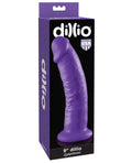 Dillio 9" Big Dildo | Purple Strong Suction Cup Dildo | Flexible Realistic Dildo