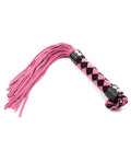Plesur 15" Leather Flogger - Pink
